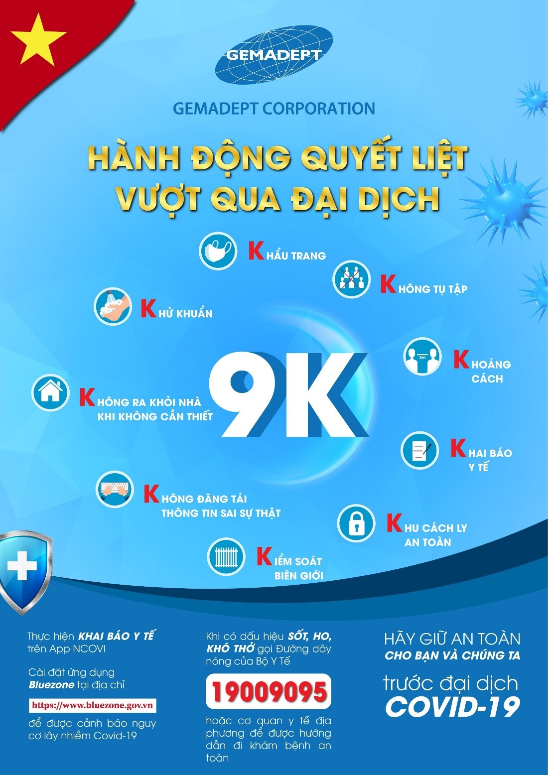 Gemadept phối hợp triển khai tiêm vắc-xin phòng Covid-19 cho CBCNV