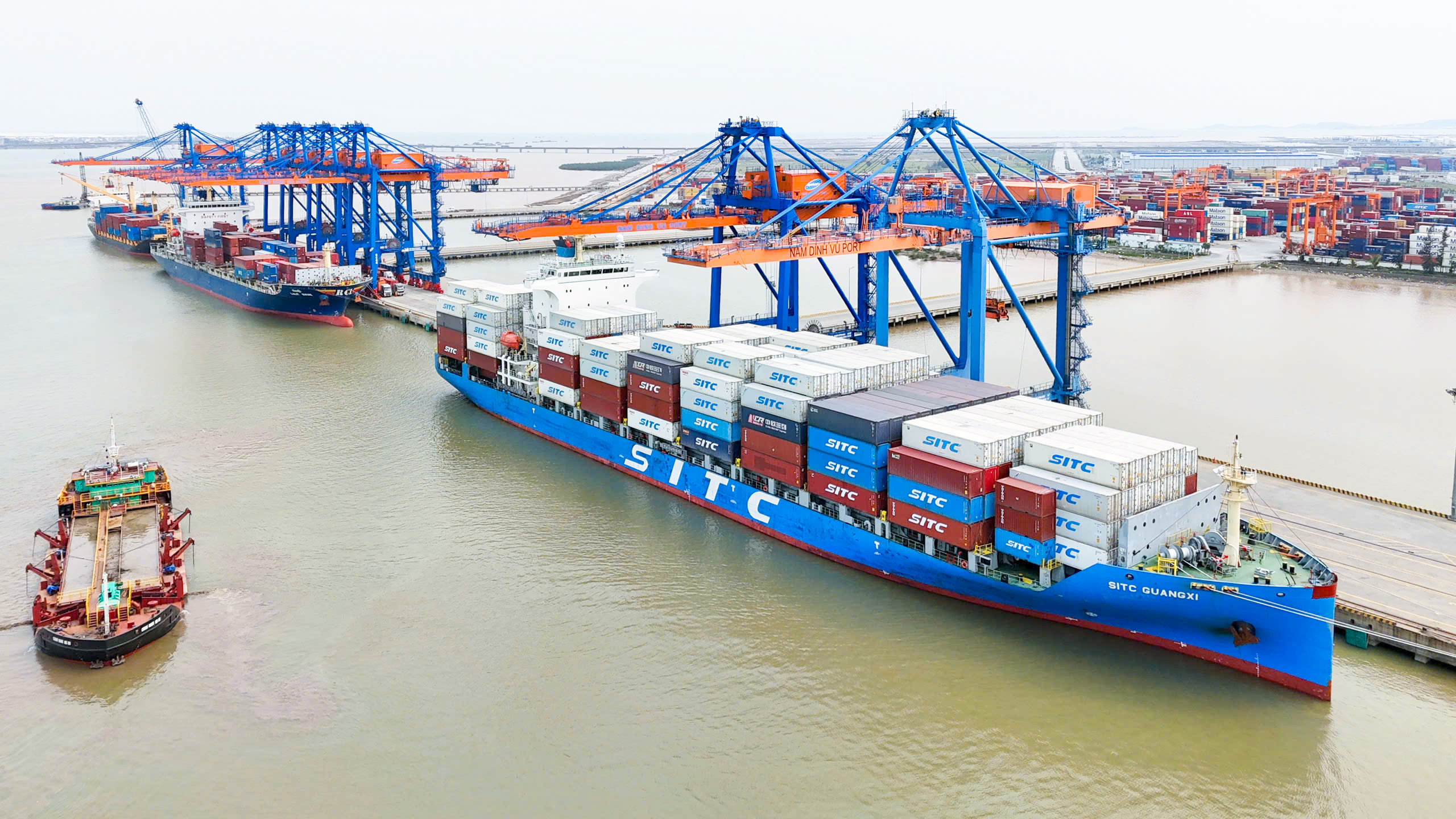 Nam Dinh Vu Port – Gemadept corporation welcomes SITC’s new JTH service