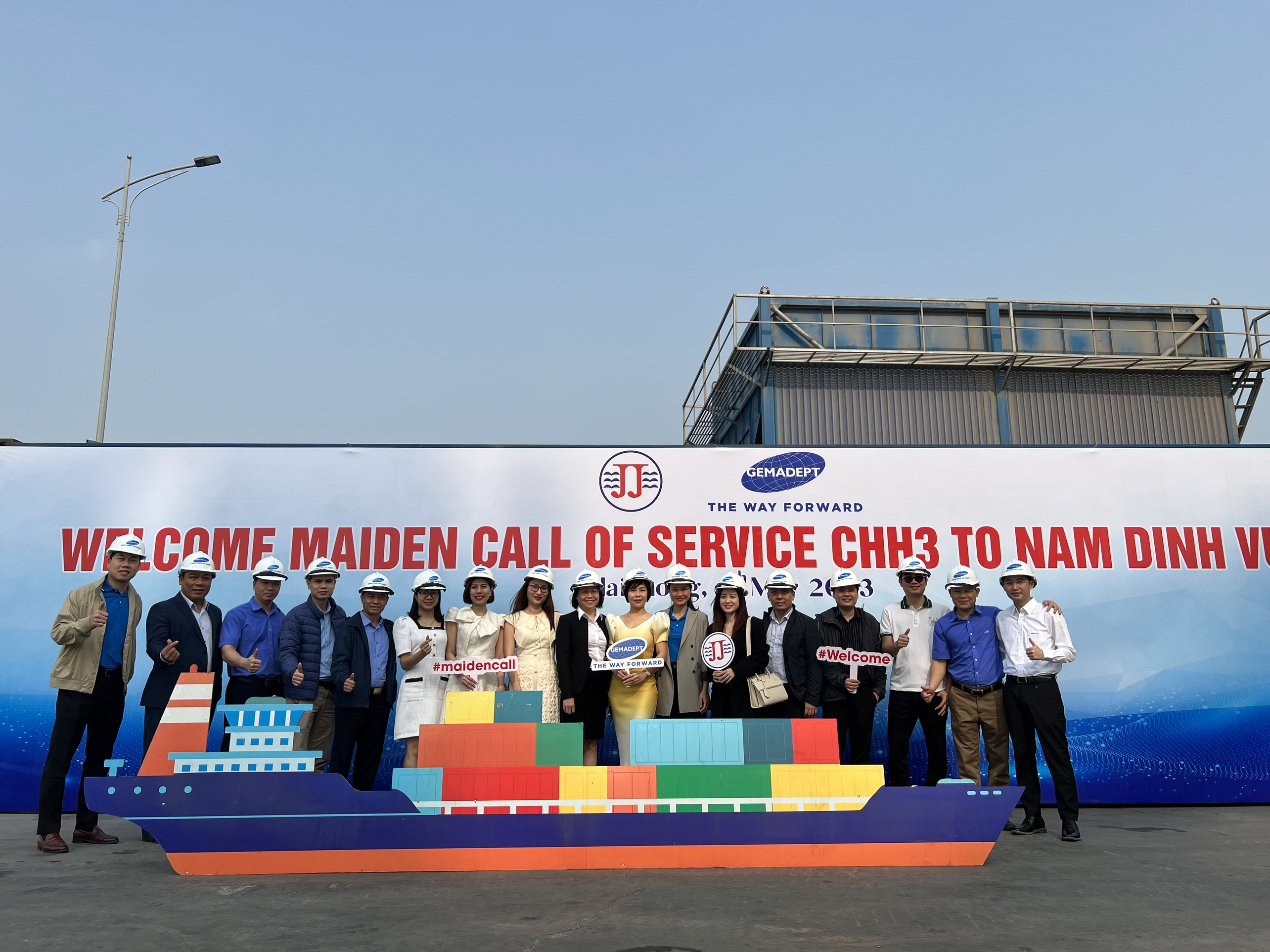 Cảng Nam Đình Vũ chào đón service mới CHH3 từ Hãng tàu SJJ (SHANGHAI JINJANG SHIPPING)