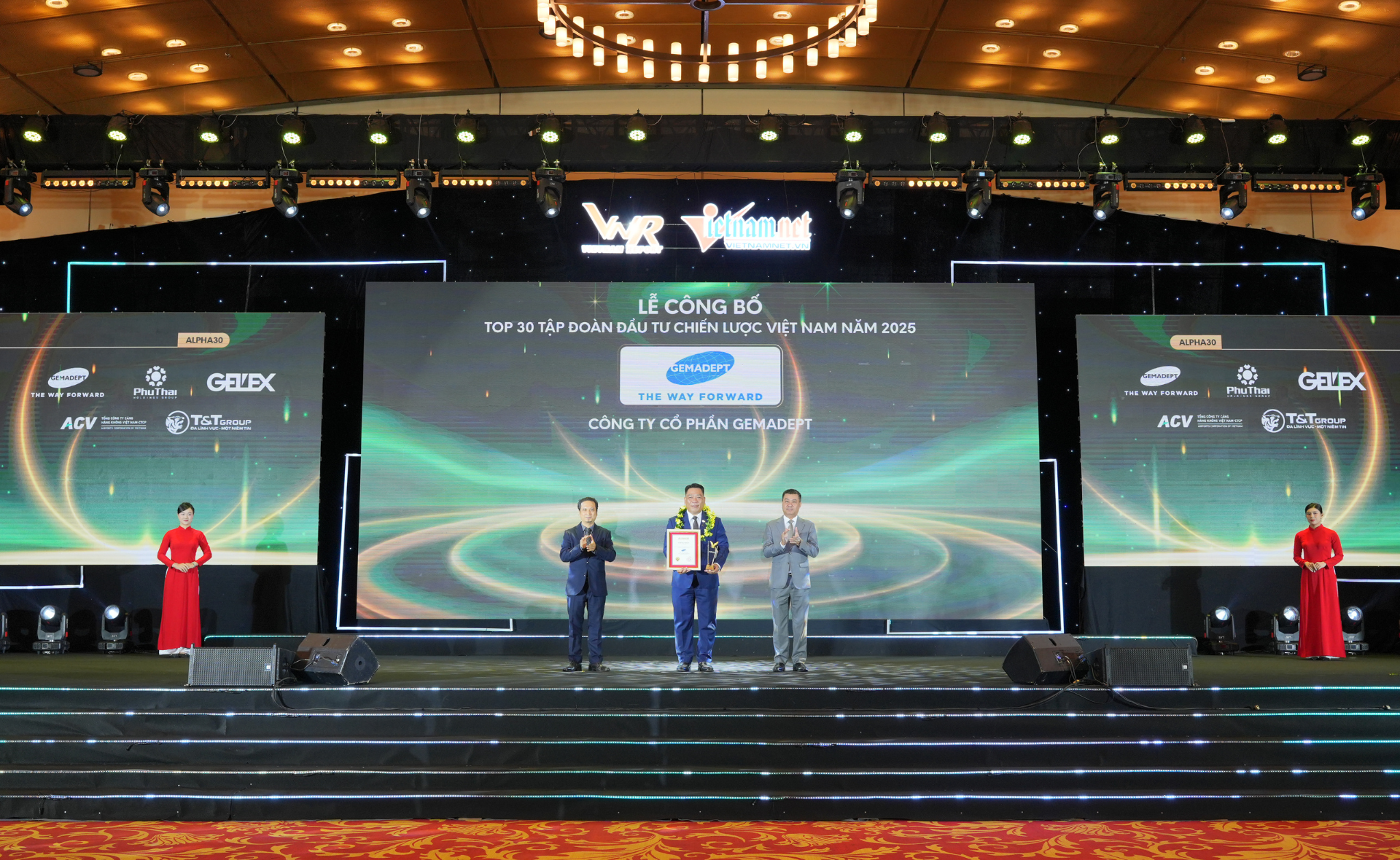 Gemadept được vinh danh Top 30 Tập đoàn đầu tư chiến lược Việt Nam