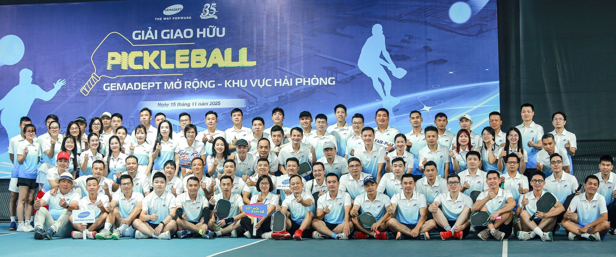 GIẢI GIAO HỮU PICKLEBALL GEMADEPT MỞ RỘNG – KHU VỰC HẢI PHÒNG 2025